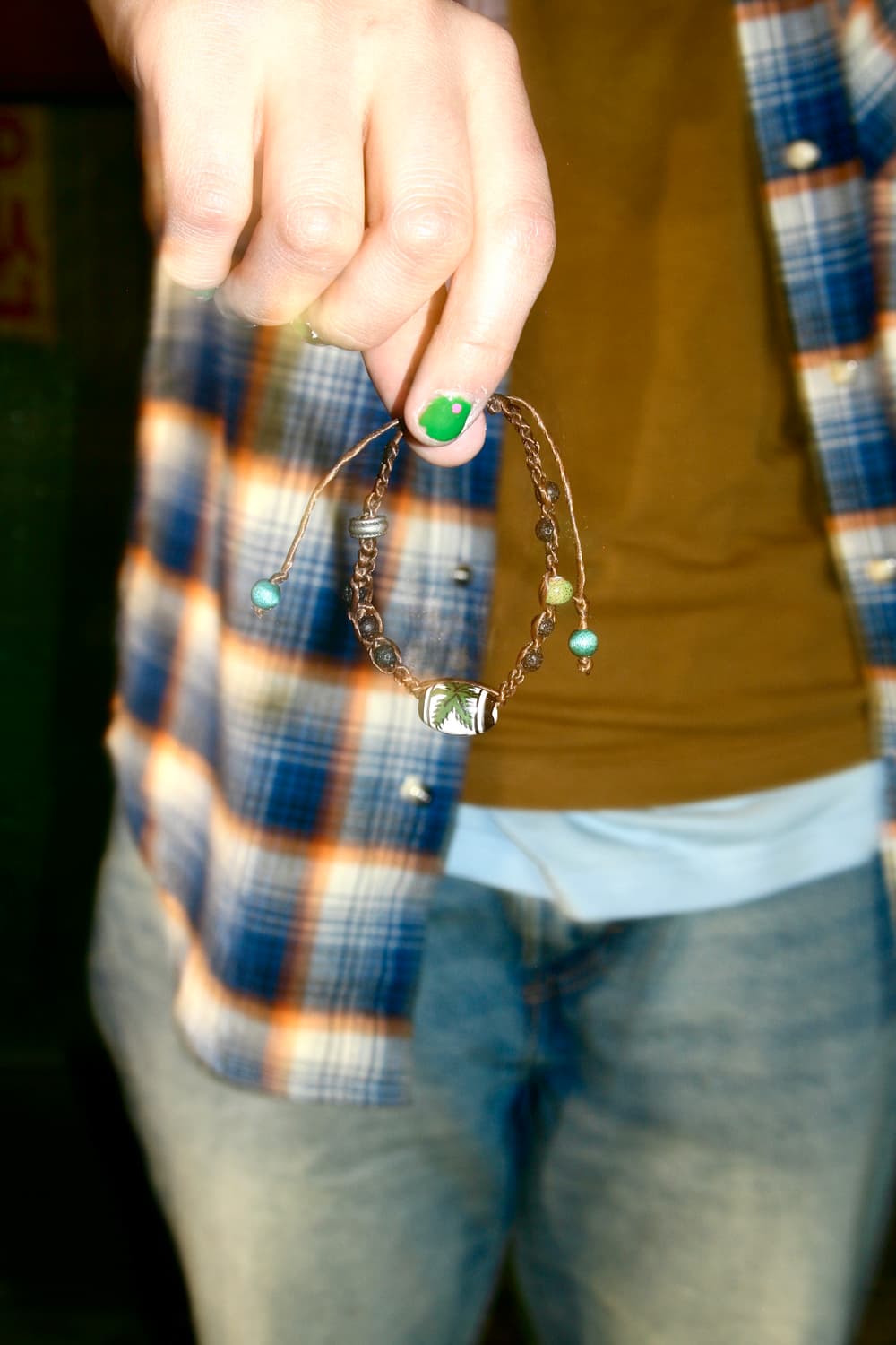 ••사티바산책로••대마 팔찌 Cannabis sativa Bracelet 상품이미지4