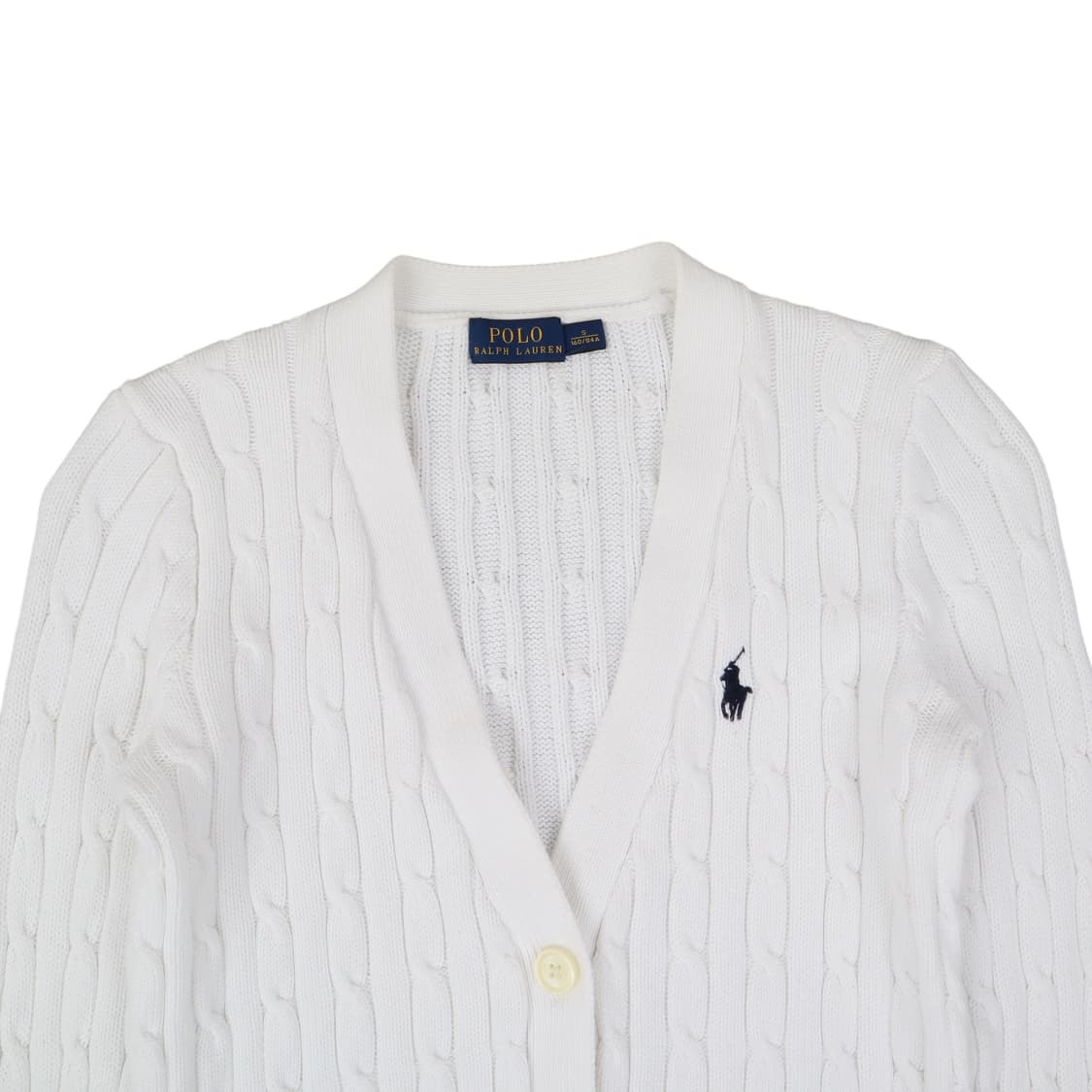 폴로 랄프로렌 화이트 케이블 니트 가디건 상품이미지2