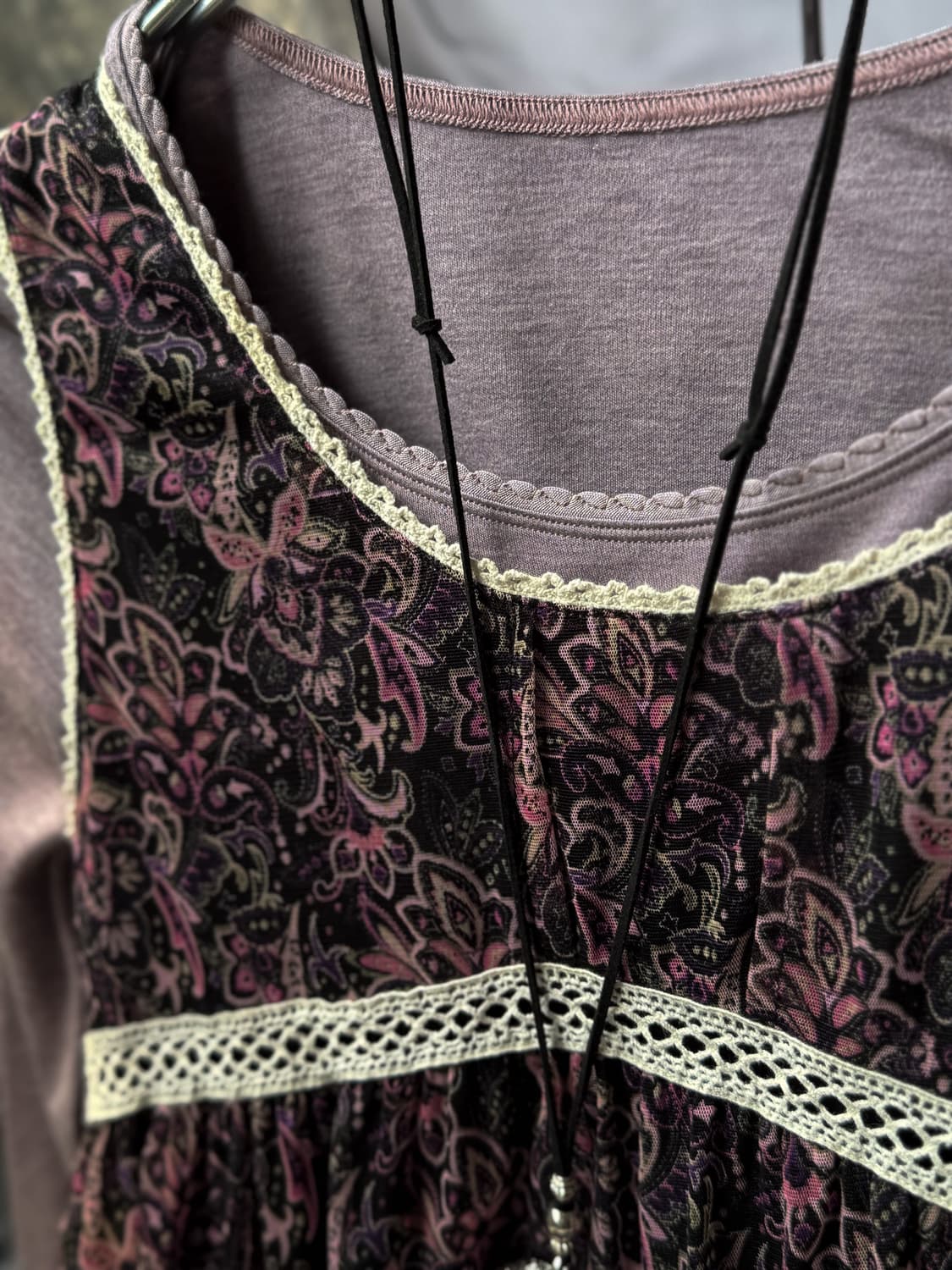 Floral Paisley Layered Sleeveless 0157 상품이미지3