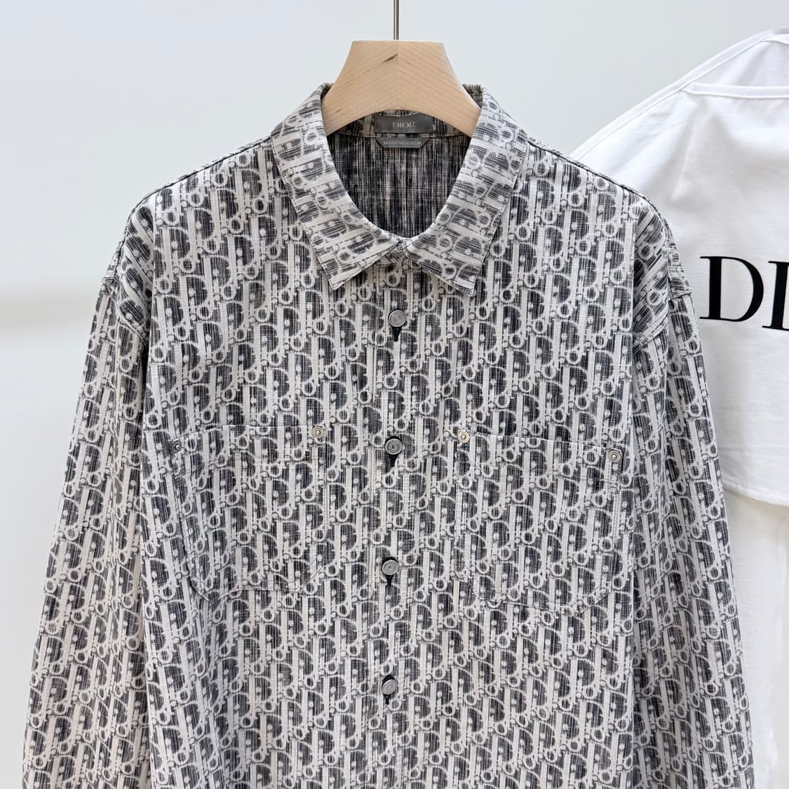 [42/정품] 디올 오블리크 카스리 데님 오버셔츠 자켓 상품이미지2