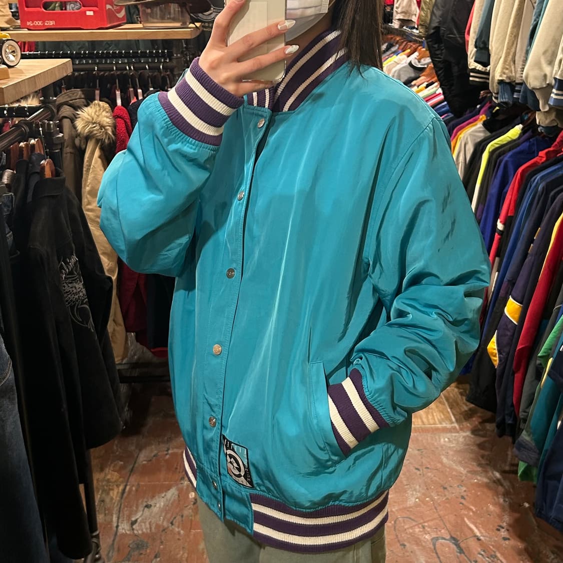 [HI]  LRG 스타디움 자켓 민트 상품이미지4