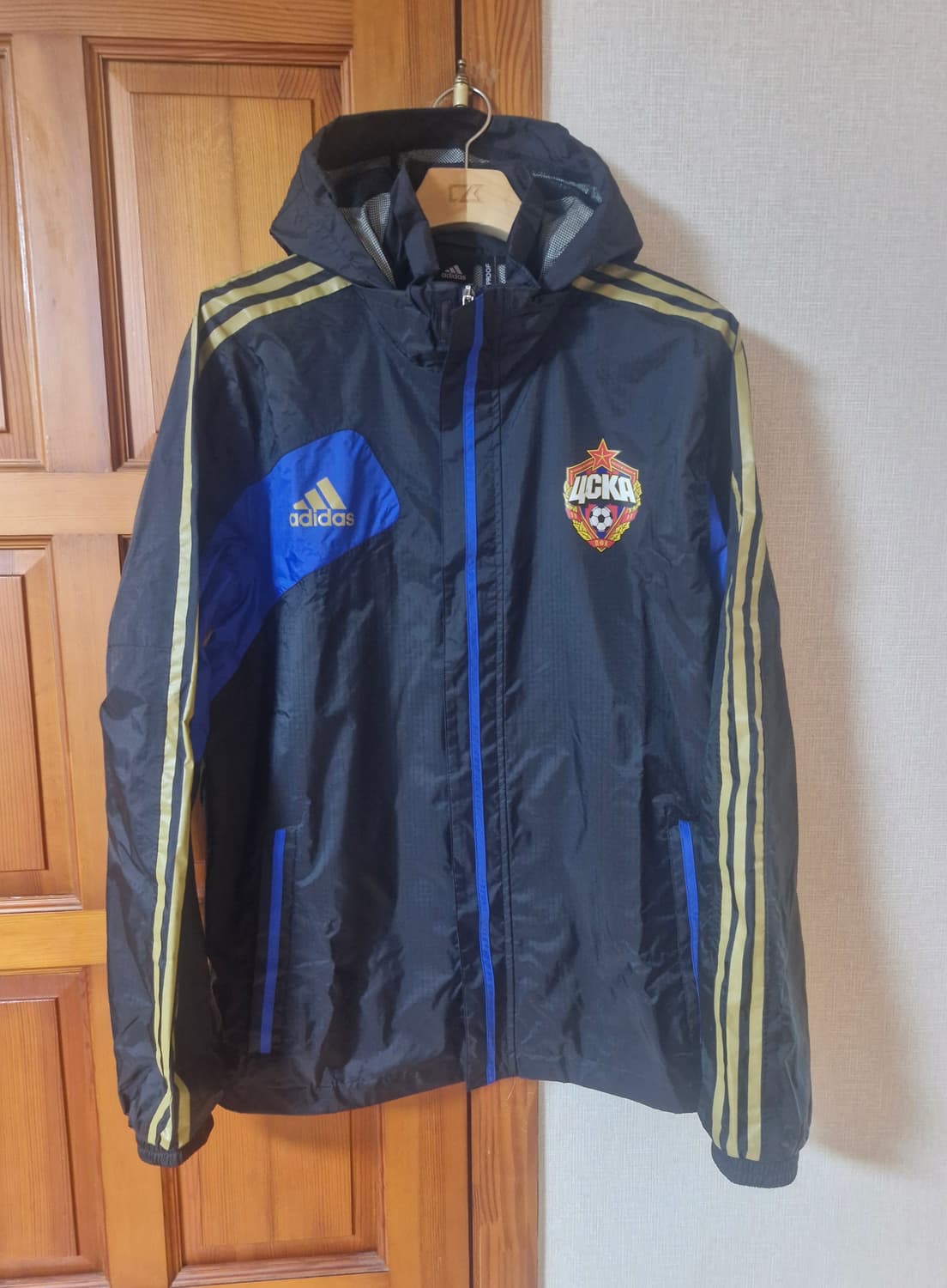 아디다스 CSKA 모스크바 윈드러너 블랙 M (실측105) 상품이미지2