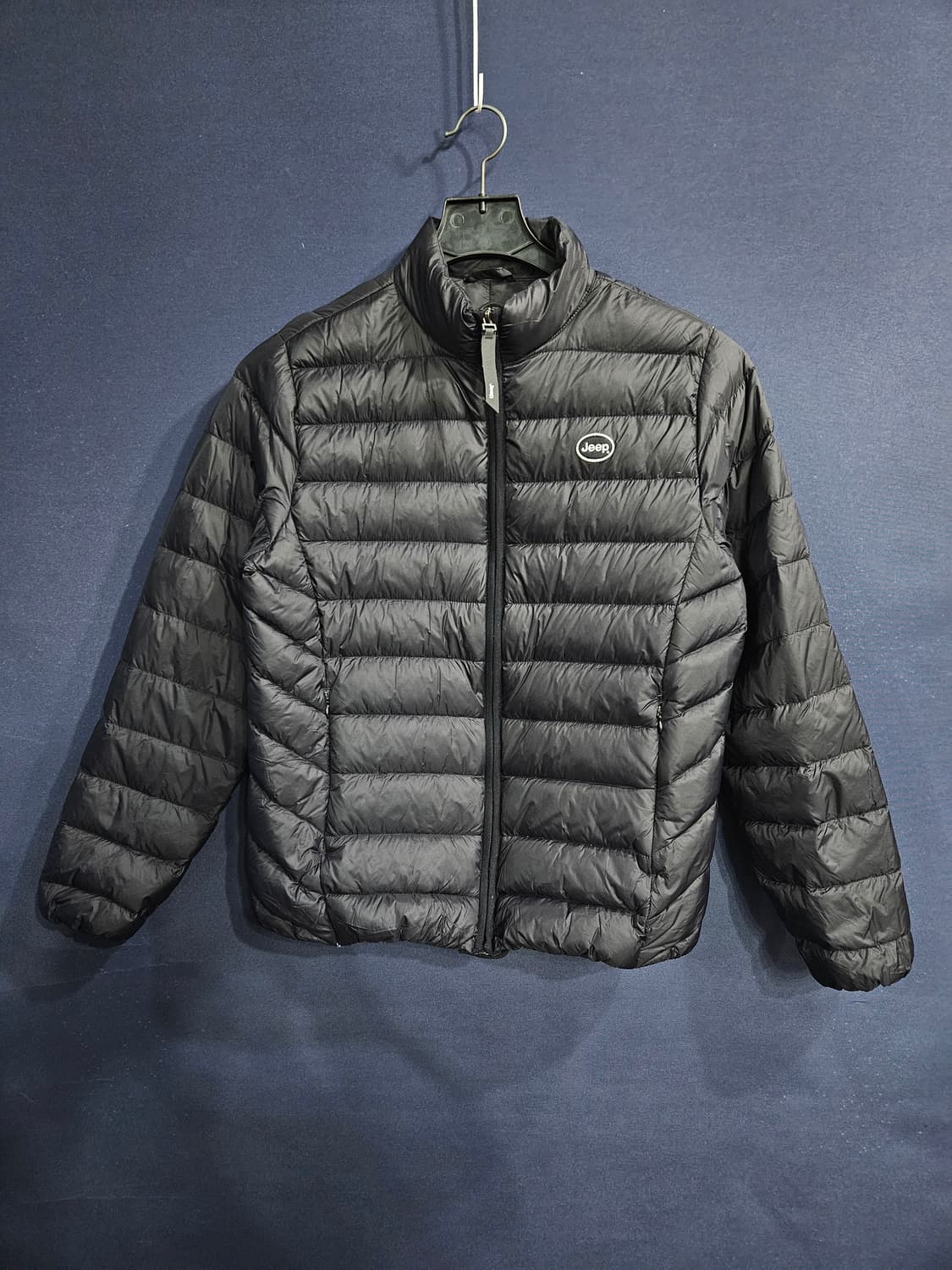 지프 블랙차콜 남성 95 덕다운 경량패딩  상품이미지1