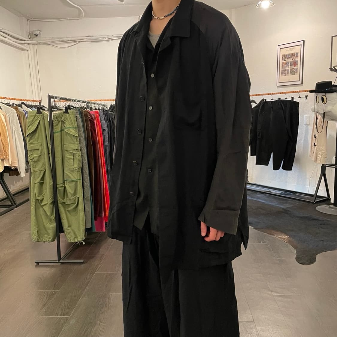 요지야마모토 큐프라 셔츠 자켓 상품이미지4