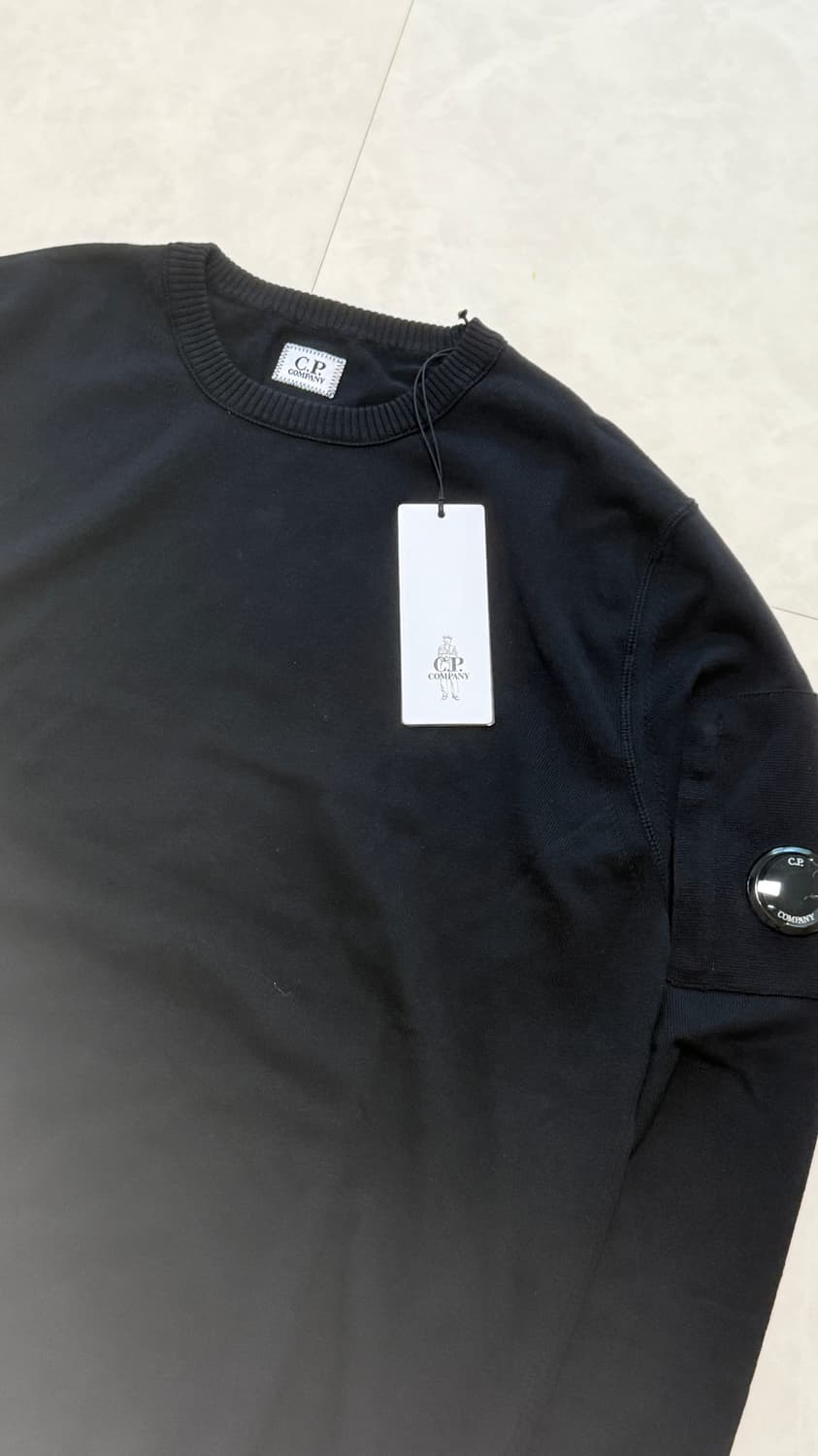 씨피컴퍼니 코튼 크레이프 크루넥 니트 상품이미지2