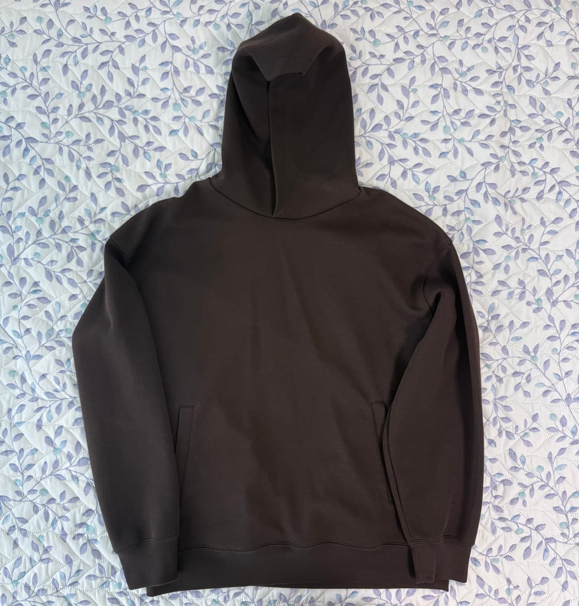 [무료배송] [L] 유니클로C 스웨트 풀파카 다크브라운 상품이미지2