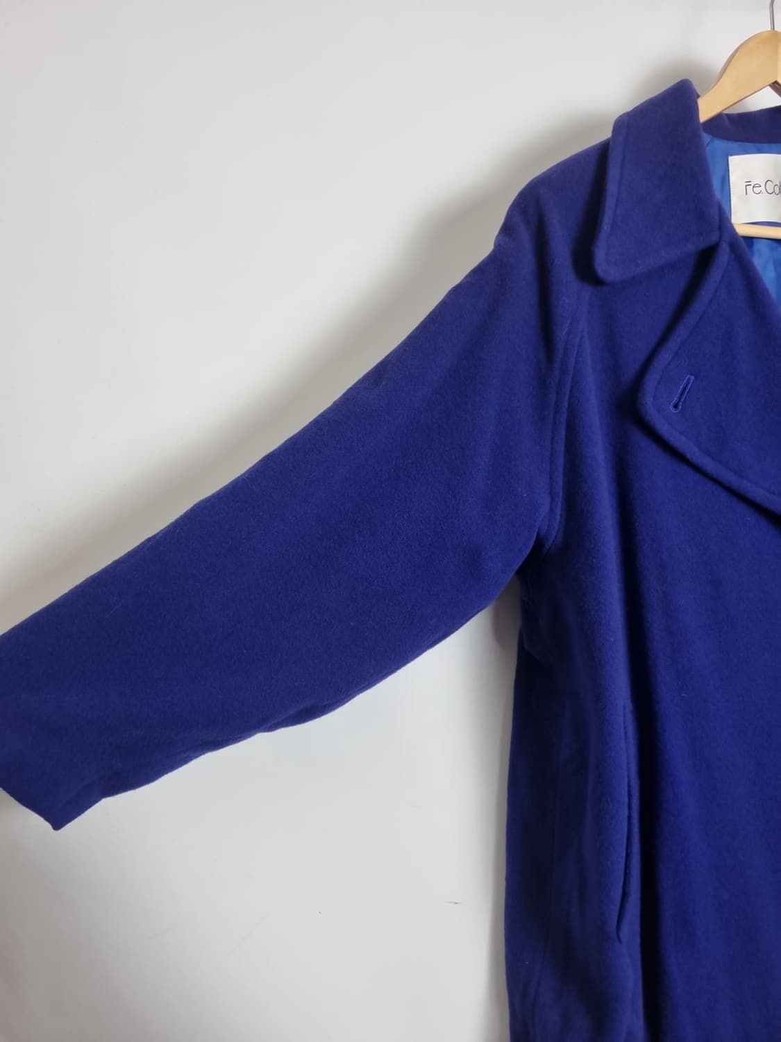 FE COTUMI 비비드 90s 네이비 코트 상품이미지6