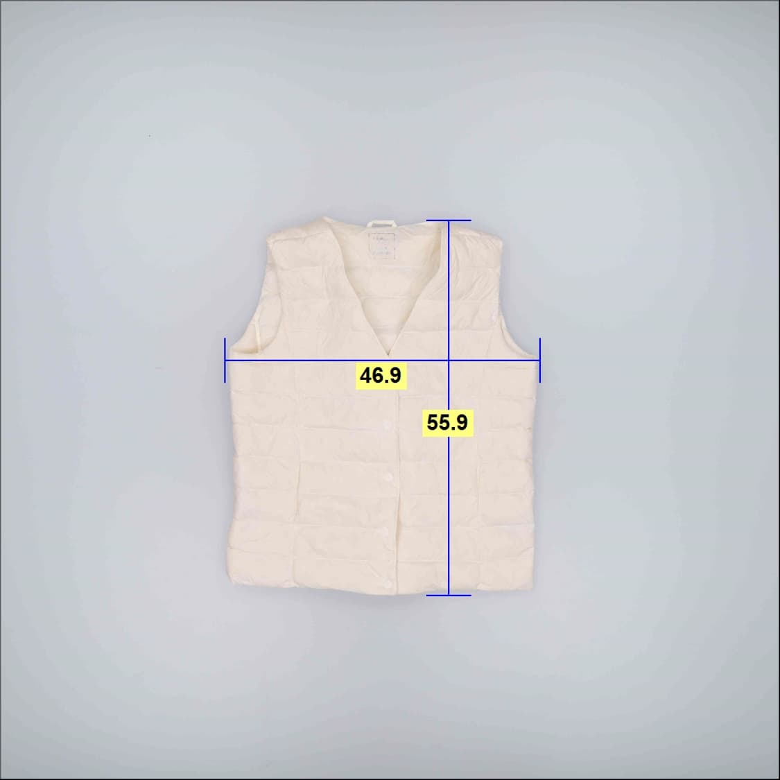 M 빈티지 여성 경량패딩 조끼 0410H1 상품이미지5