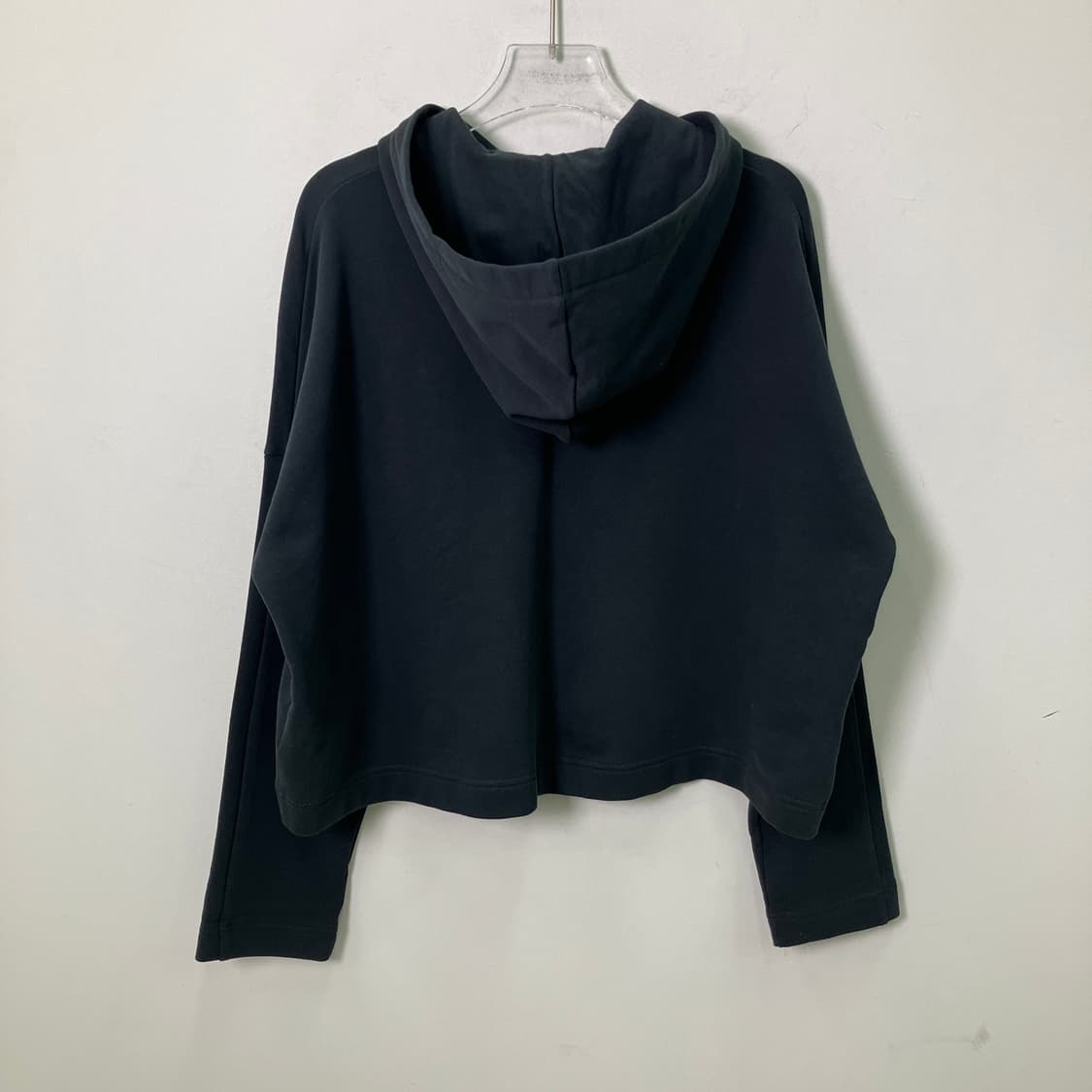 코스 블랙 크롭 코튼 스쿠바 후드티 S 상품이미지2