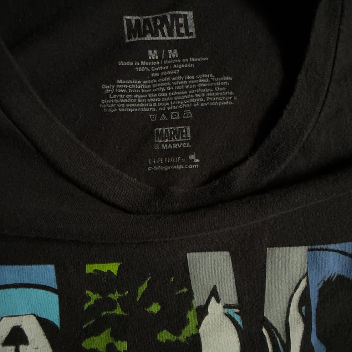 빈티지 마블 MARVEL 로고 티셔츠 상품이미지2