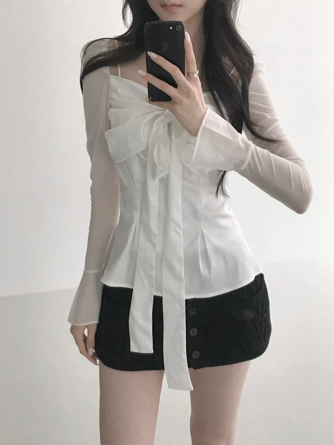 힐다 고희 스완 블라우스 상품이미지1