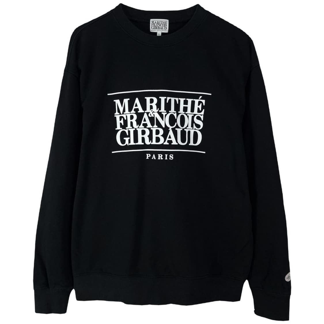 [마리떼프랑소와저버] 빅로고 프린팅 오버핏 맨투맨 블랙 M19180 상품이미지2