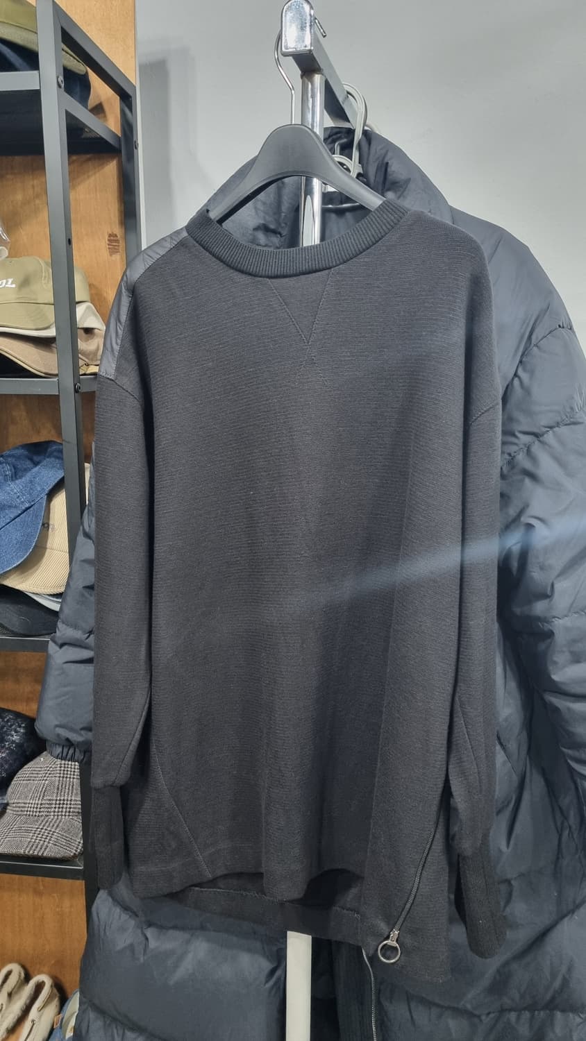 한섬 (타임) 레이디 어께 퀼팅 반집업 니트 free 상품이미지1