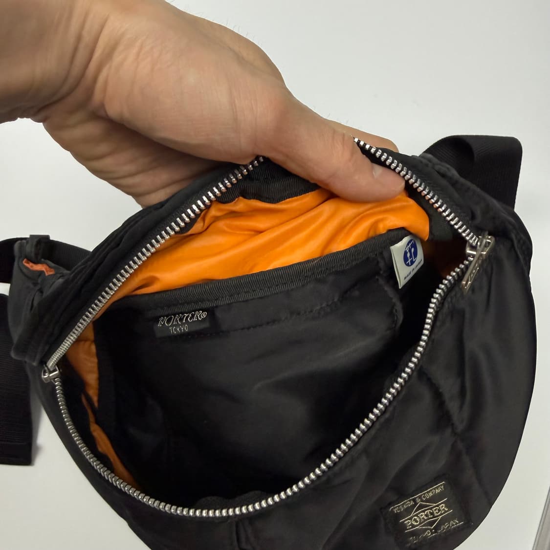 요시다포터 탱커 웨이스트백 블랙 상품이미지6