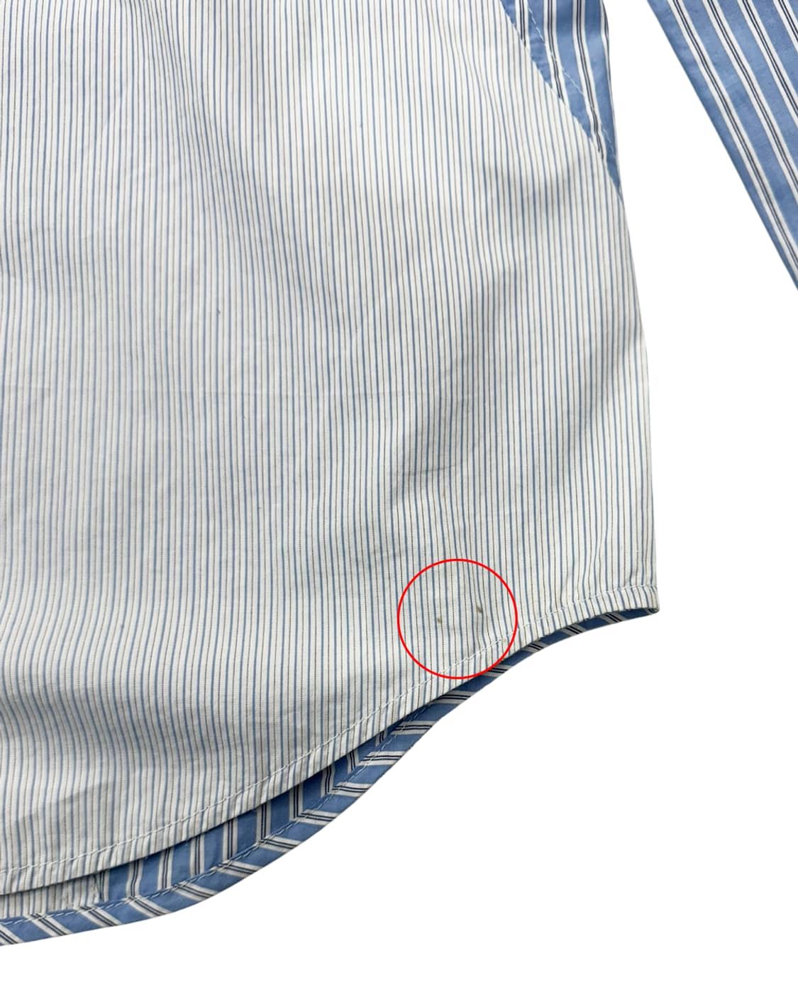 셀린느 by 피비 파일로 스트라이프 믹스드 패브릭 셔츠 상품이미지9