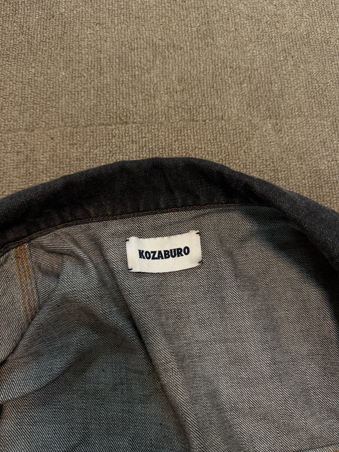 코자부로 데님 자켓 상품이미지3