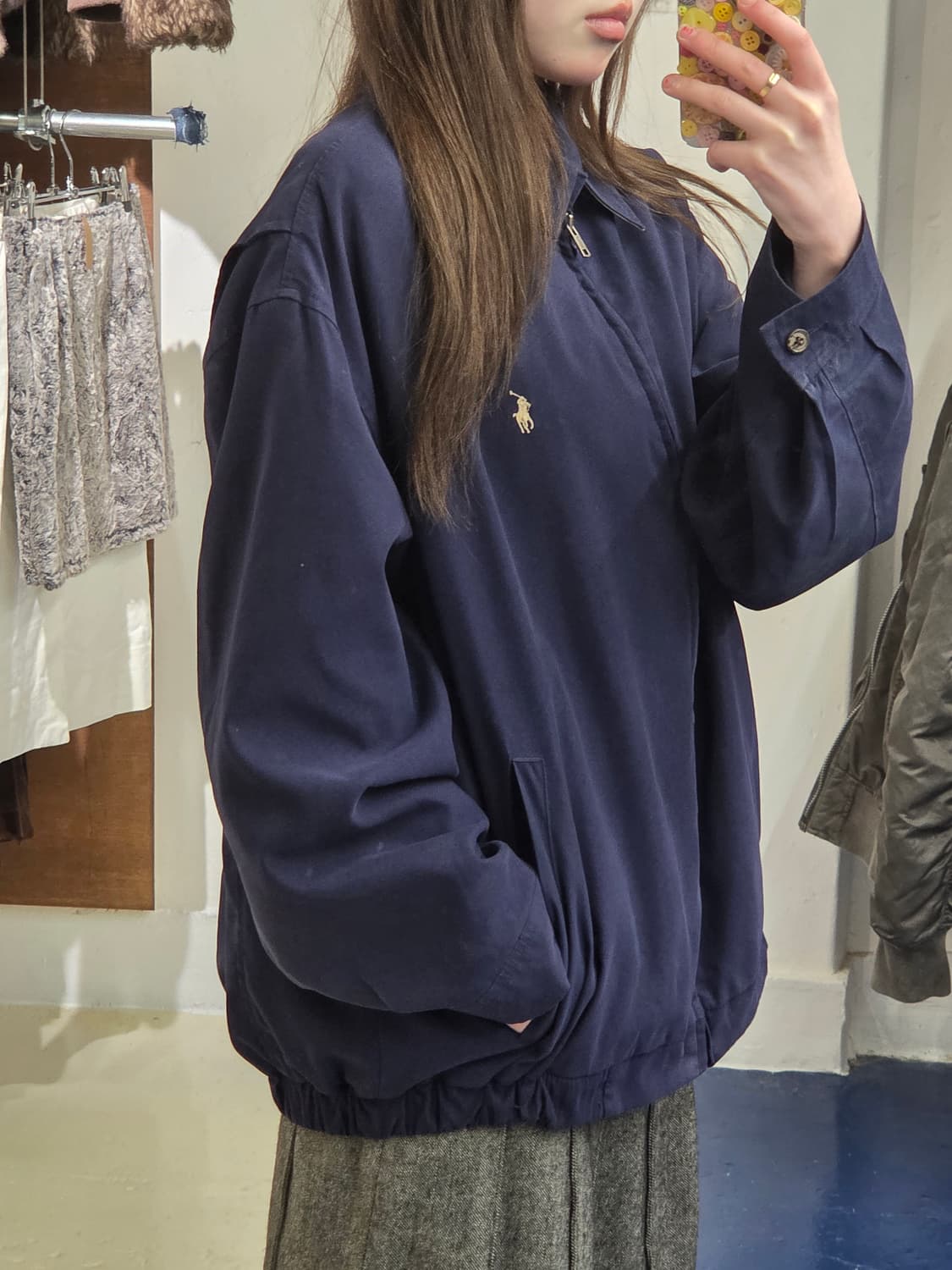 PRL 폴로 랄프로렌 폴리쉘 스윙탑 자켓 상품이미지2