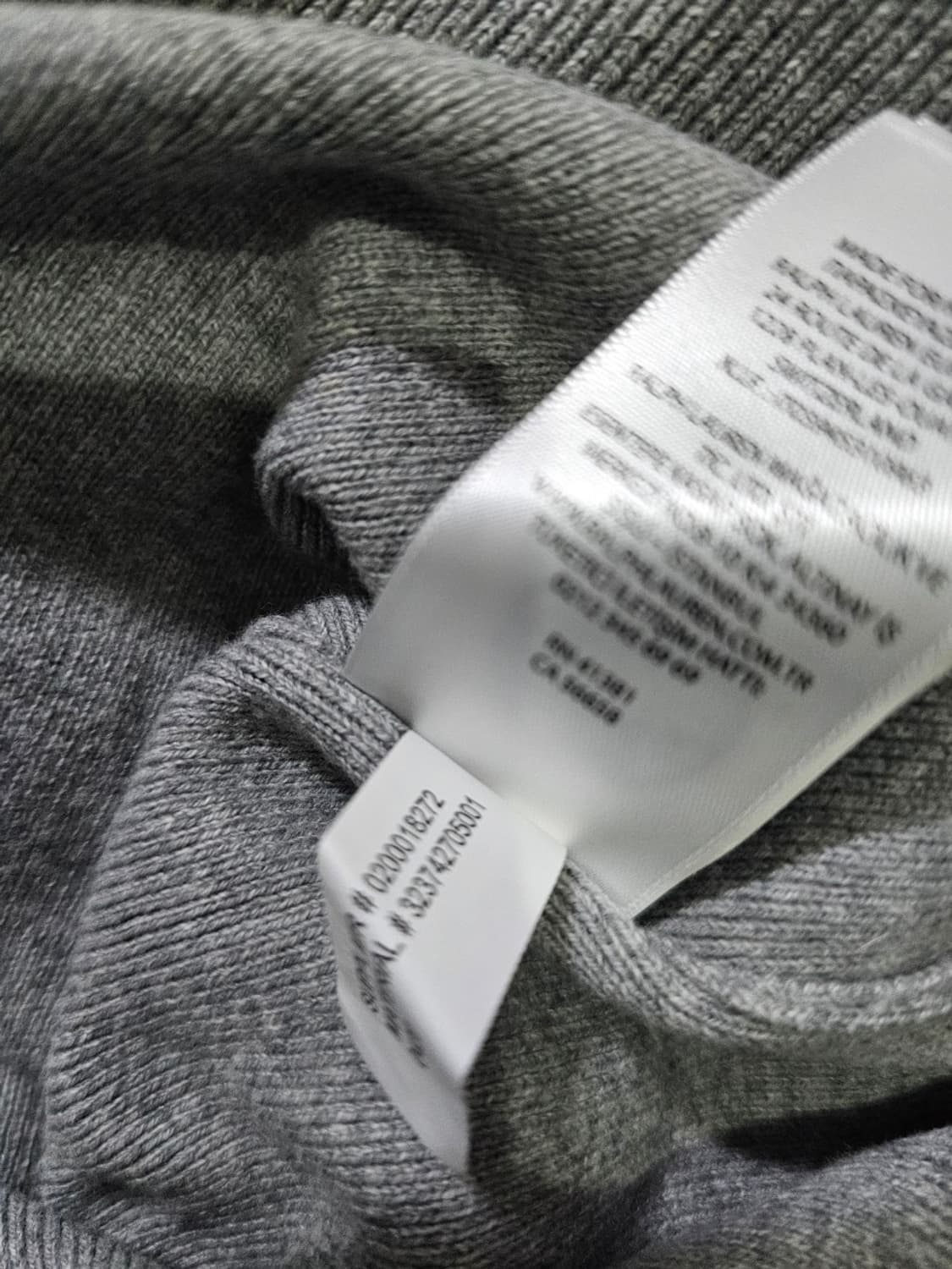 폴로 그레이 빅포니 니트집업 95 / M 상품이미지6