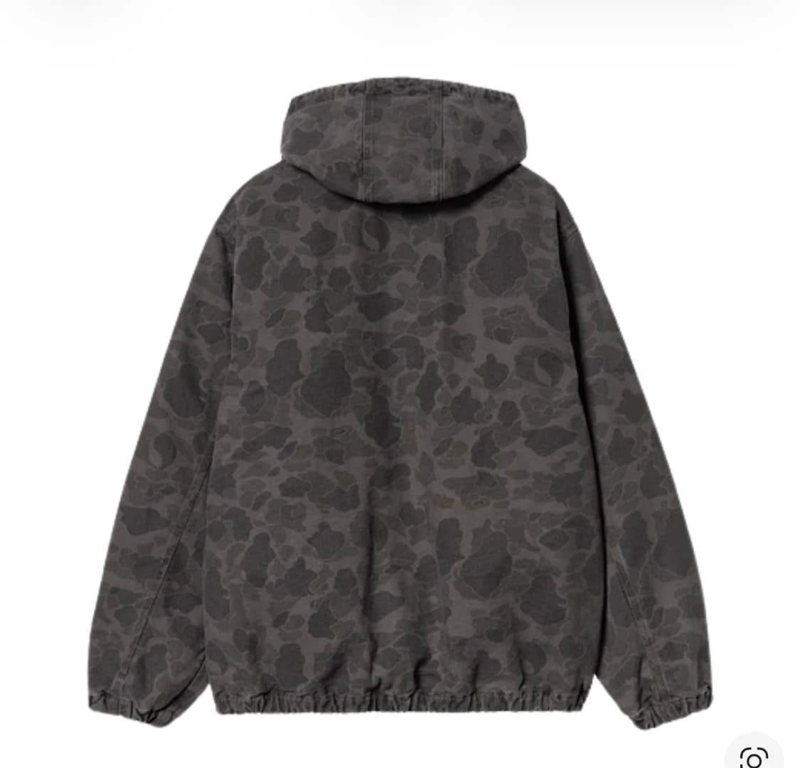 칼하트 WIP 덕 액티브 자켓 카모 덕 그린 그래파이트 가먼트 다이드 상품이미지2