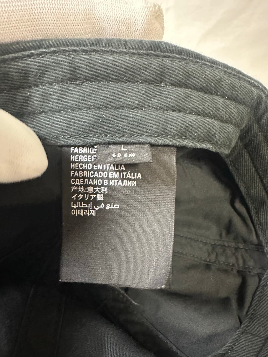 발렌시아가 웨이브로고 빈티지 데미지 볼캡 (58/L) 상품이미지6