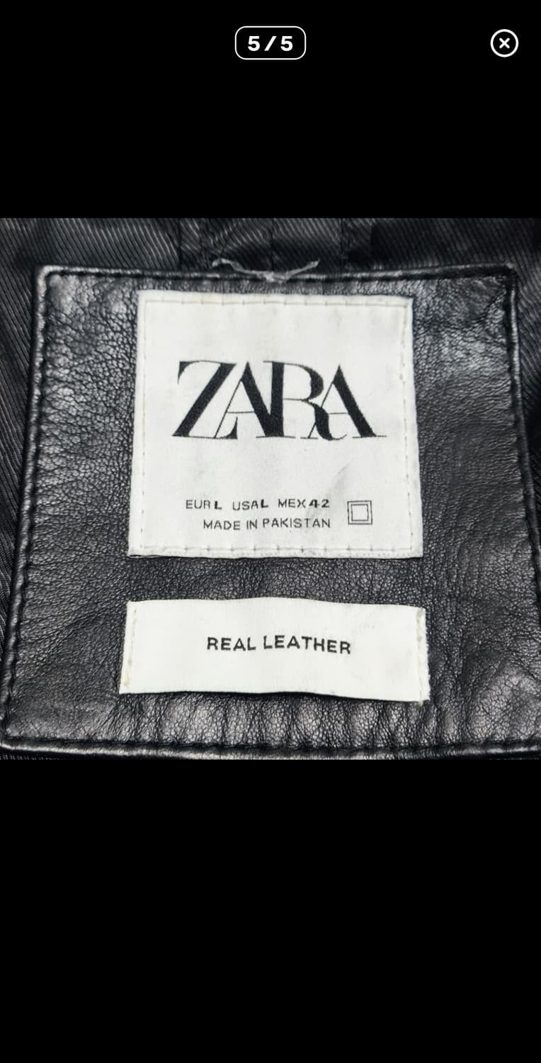 자라 양가죽자켓 상품이미지5