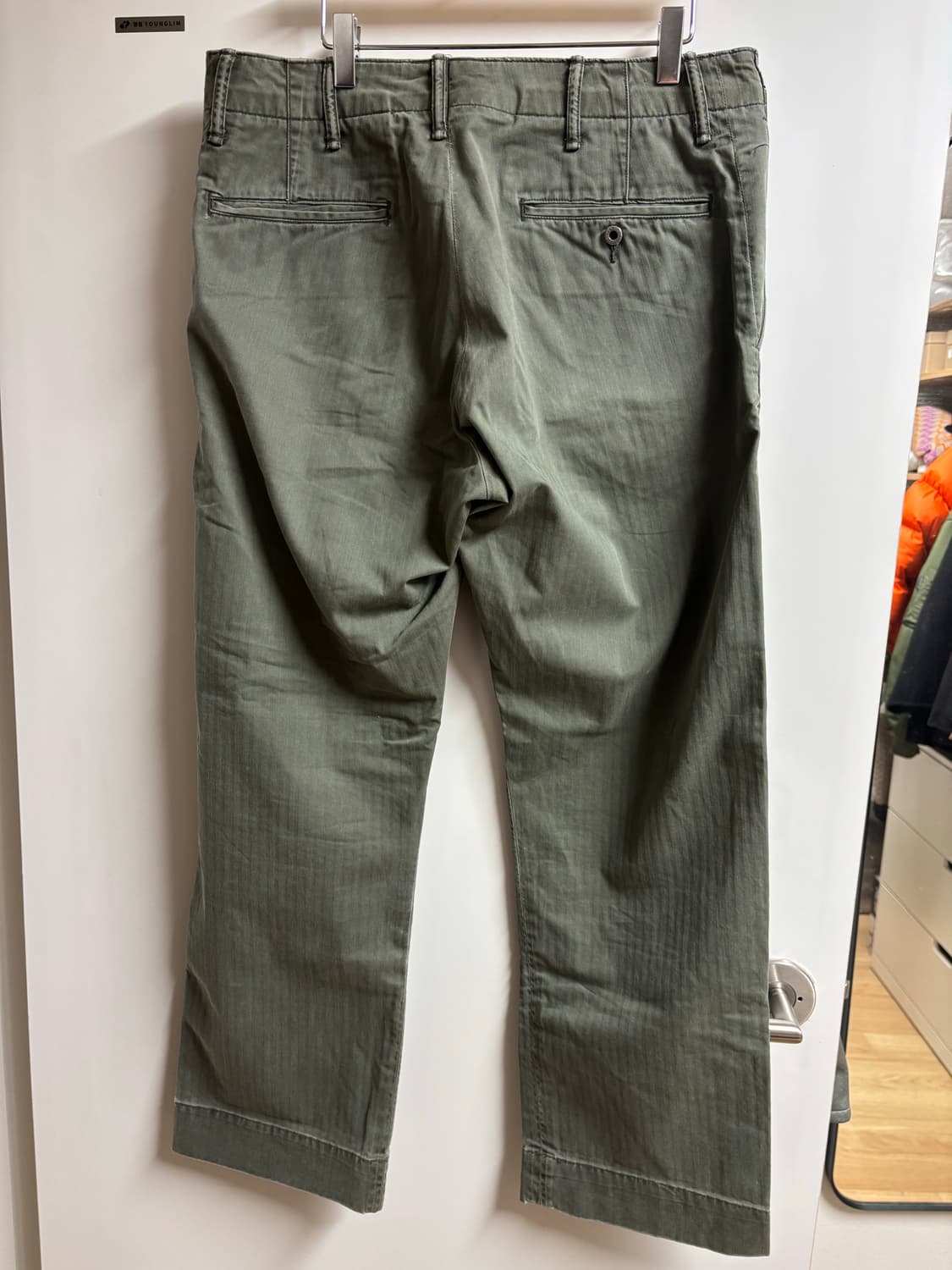 [30X30] RRL 헤링본 트윌 필드 팬츠 올리브 상품이미지3