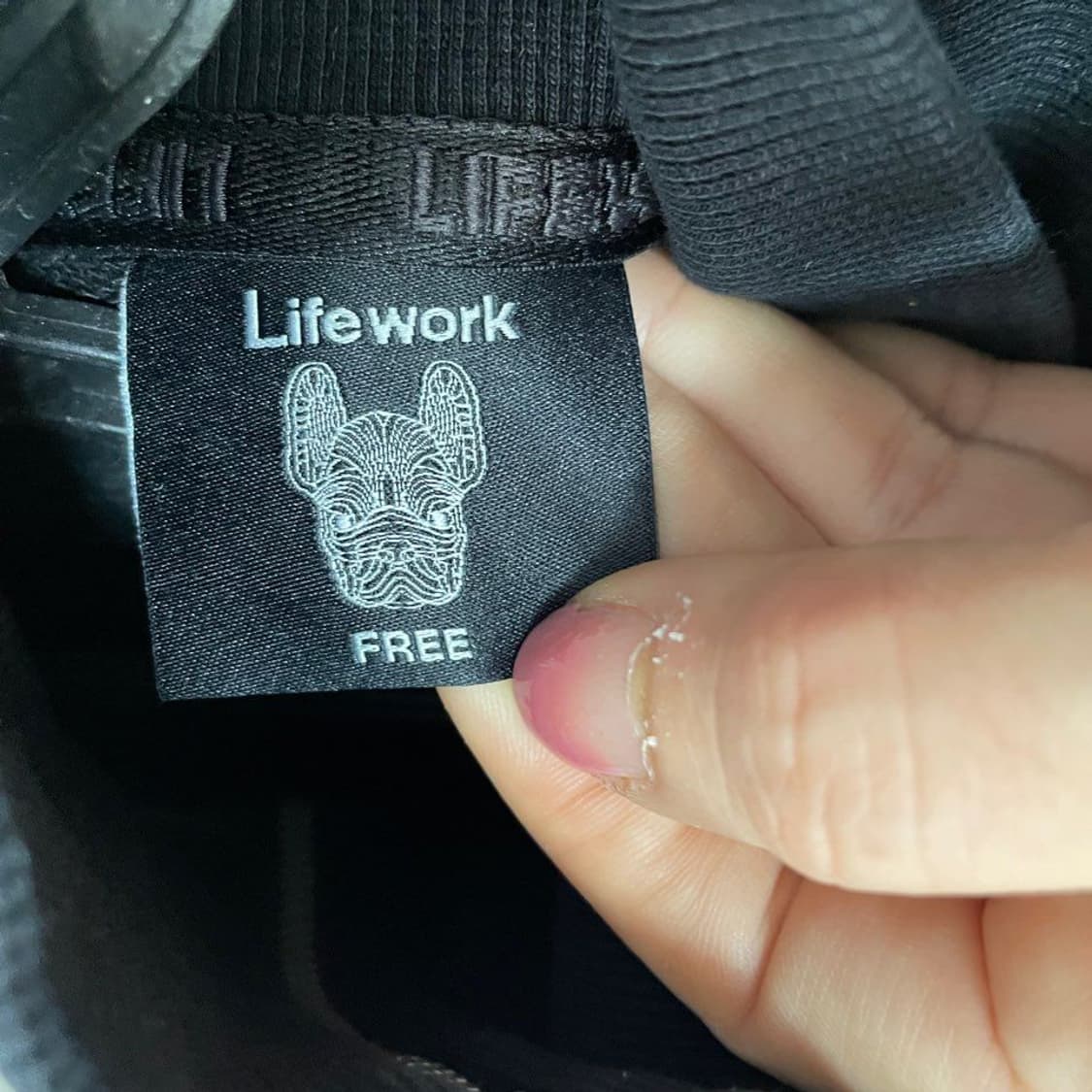 라이프워크  반집업 여성 맨투맨 6507 상품이미지5