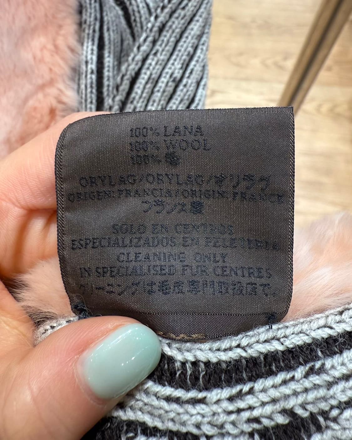 로에베 핑크 애너그램 머플러  상품이미지6