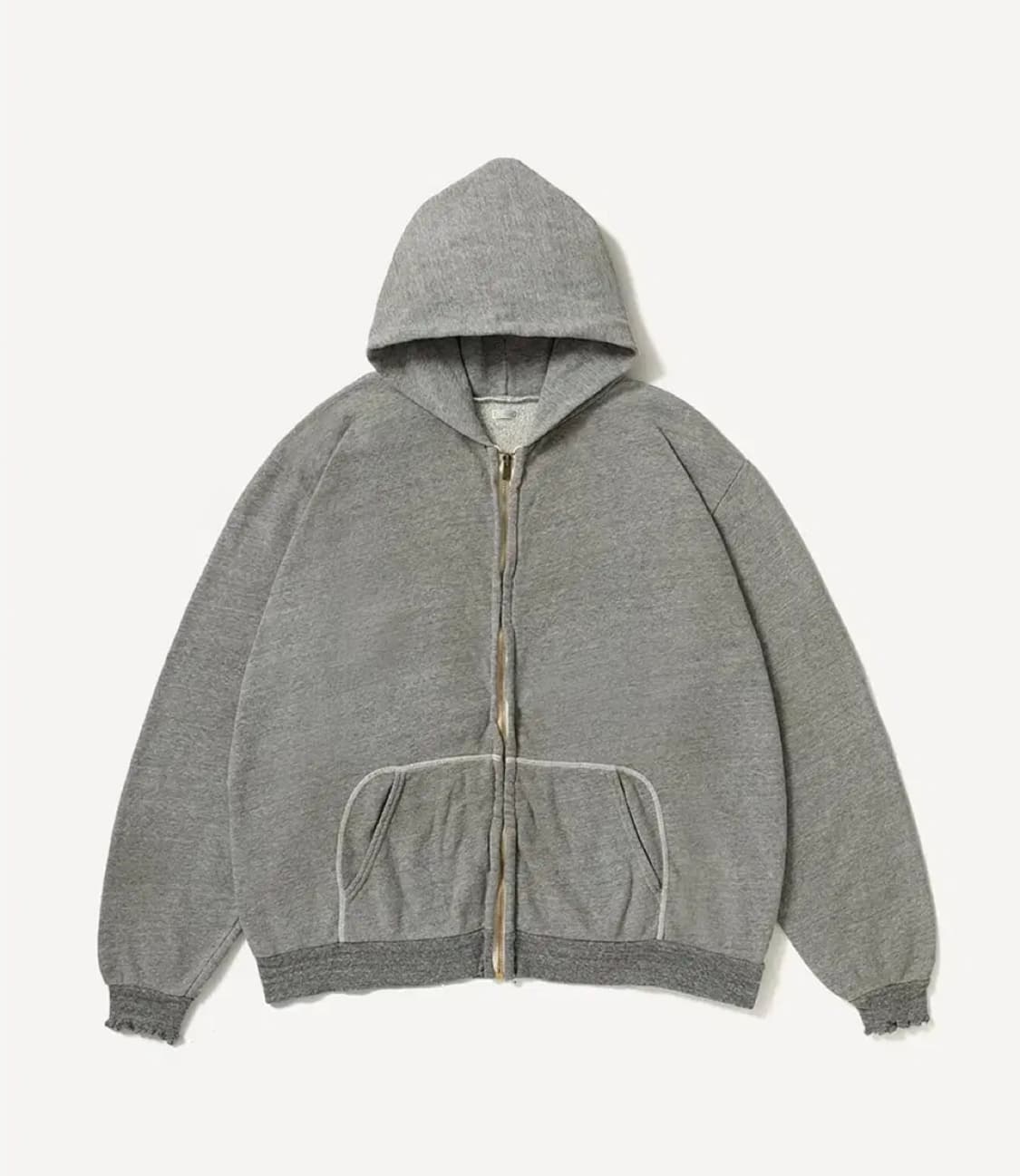 [4] 아프레쎄 26ss 빈티지 라이트웨이트 집업 후디 스웻  상품이미지1