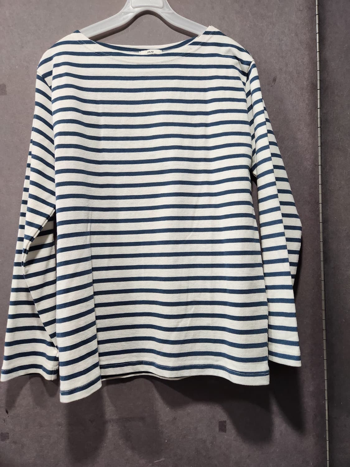 면 스트라이프 긴팔 면티셔츠 상품이미지1