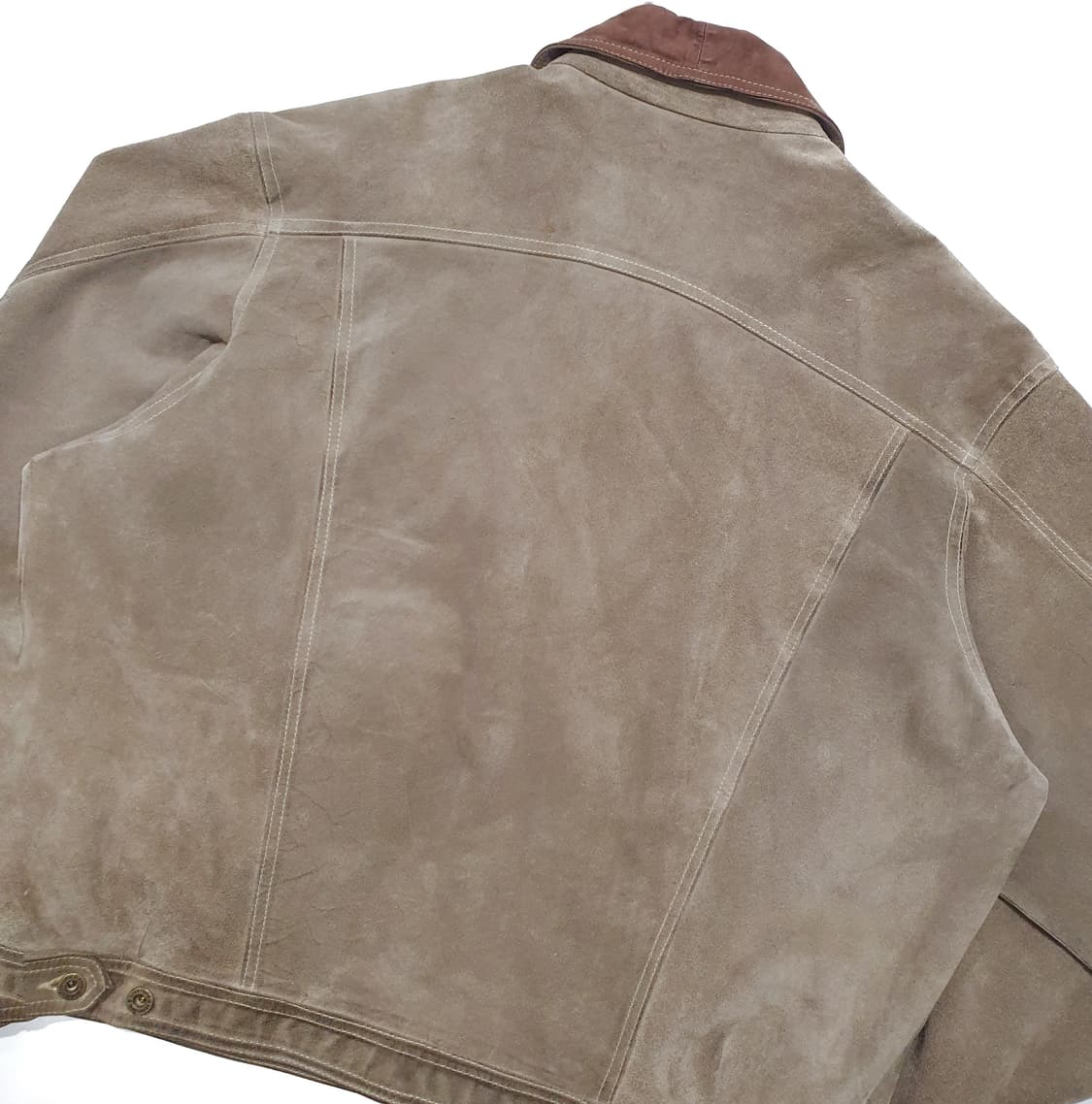 빈티지 rock n blue 스웨이드 트러커 자켓 (빅사이즈110 이상) 상품이미지6