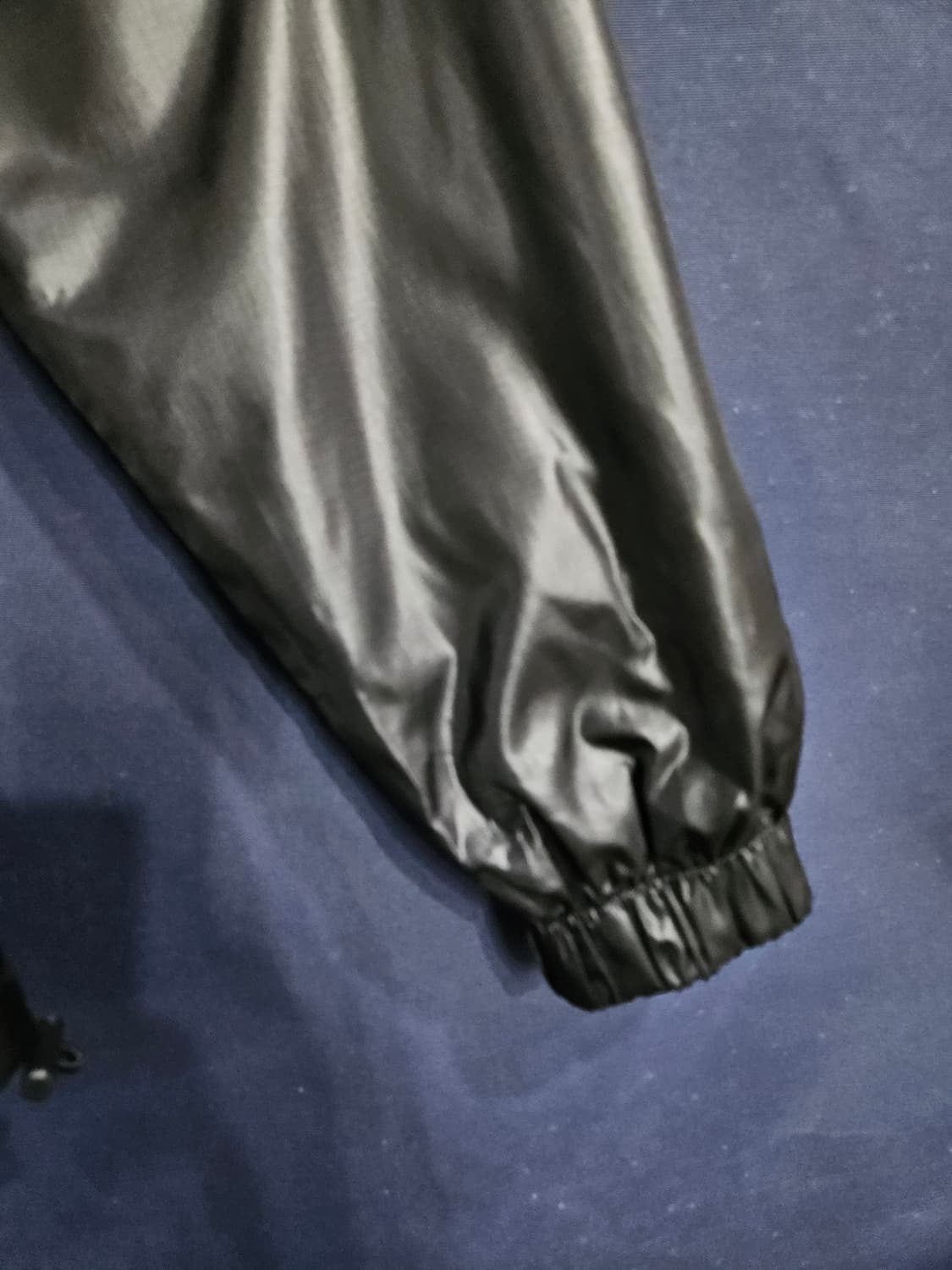 플라스틱 프로덕트 블랙 남성 세미오버핏 95 방풍 바람막이 자켓  상품이미지5