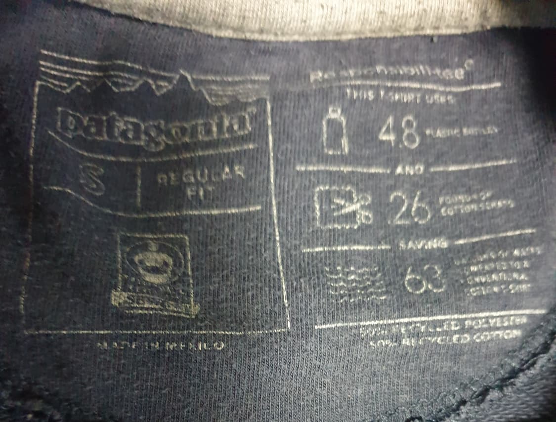 파타고니아 레귤러핏 맨투맨 네이비 (S) 상품이미지5