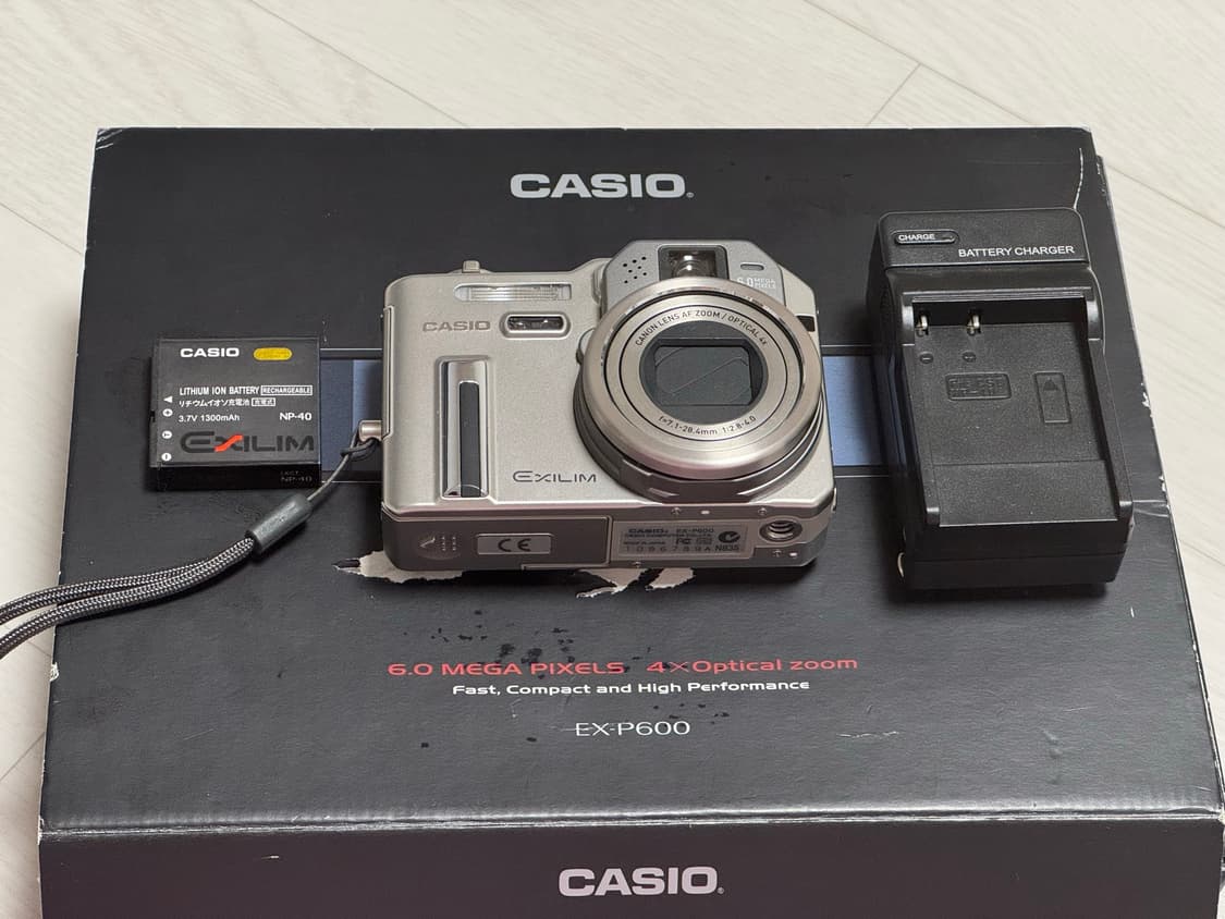 카시오 엑슬림 p600 디카 상품이미지3