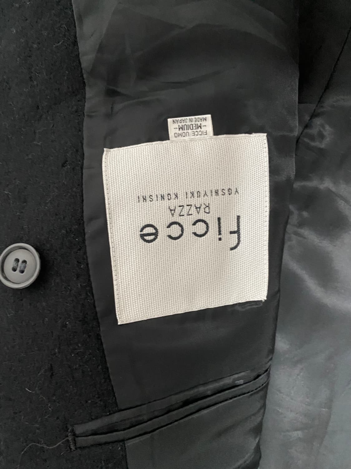 Yoshiyuki konoshi Ficce Uomo 남성 울자켓 상품이미지2