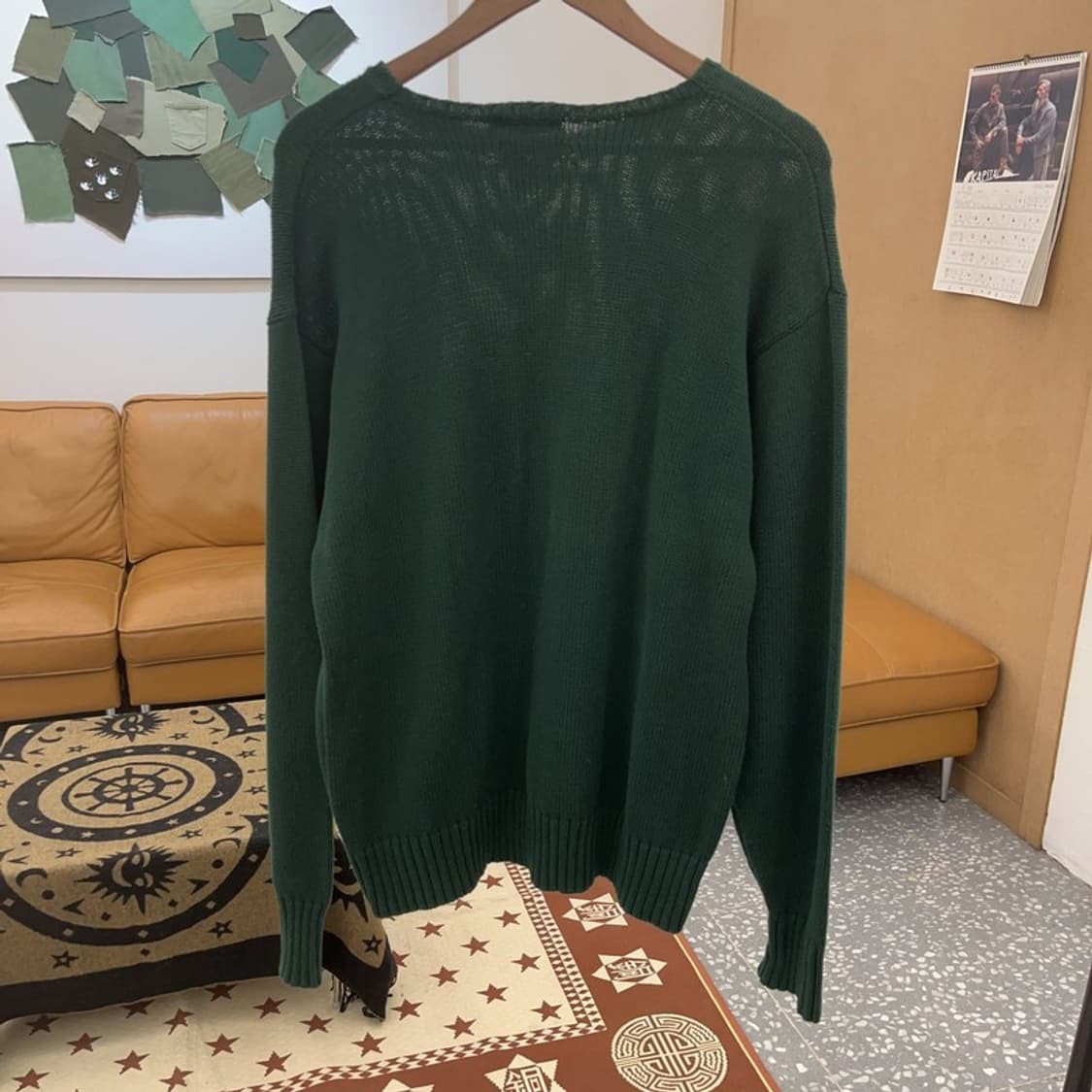 폴로 랄프로렌 베이직 홀리데이 딥그린 니트 XL C08670 상품이미지4