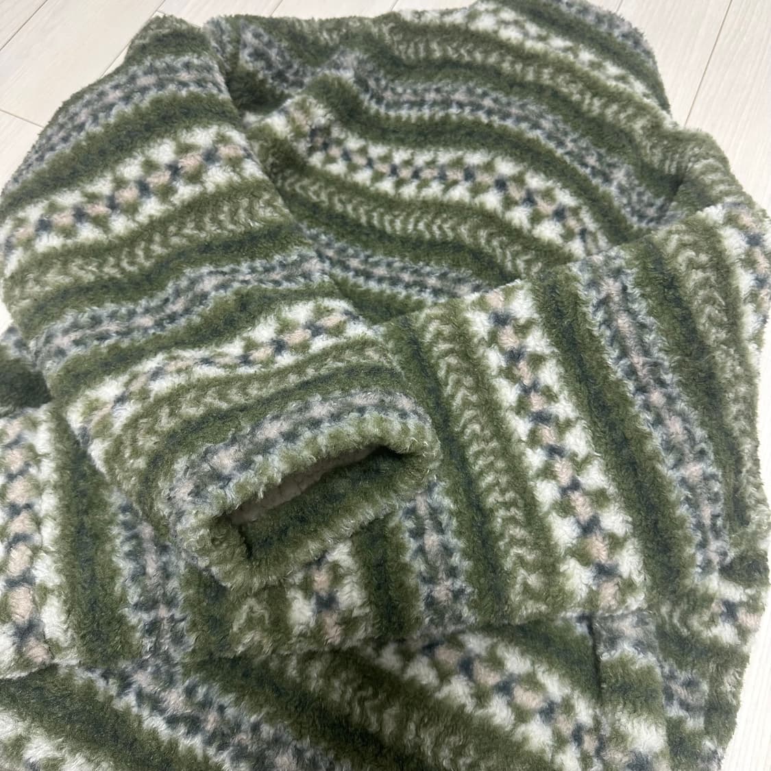 Thus 양털패턴노르딕 플리스 자켓 상품이미지5