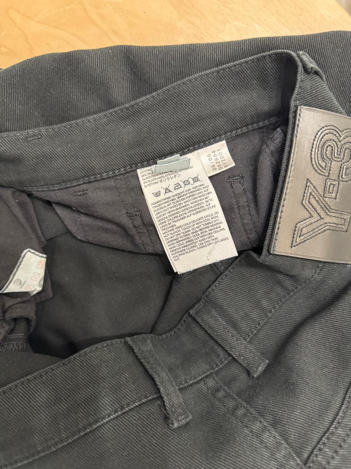 Y-3 데님 팬츠 블랙 상품이미지5