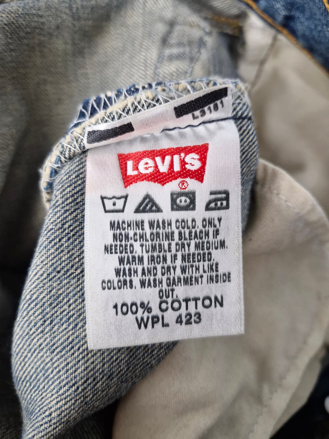 LEVI'S 리바이스 501 00's 버튼플라이 워싱 데님팬츠 상품이미지8