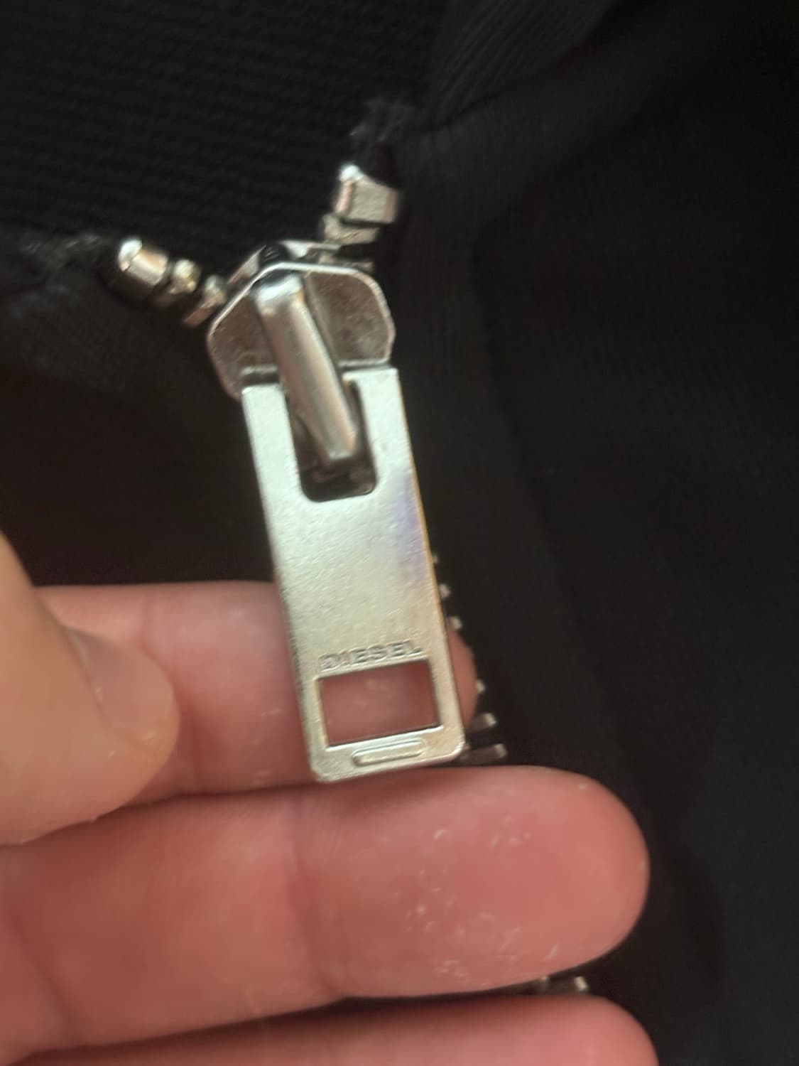 디젤 블랙 후드집업 상품이미지4