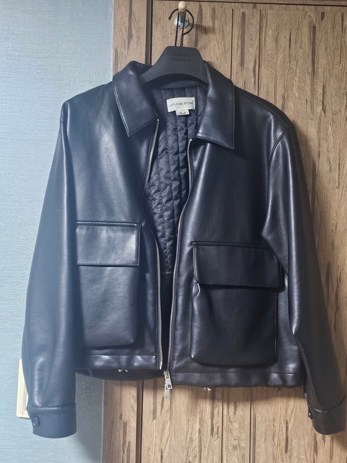 [s] 라퍼지스토어 버핑레더 블루종 상품이미지1