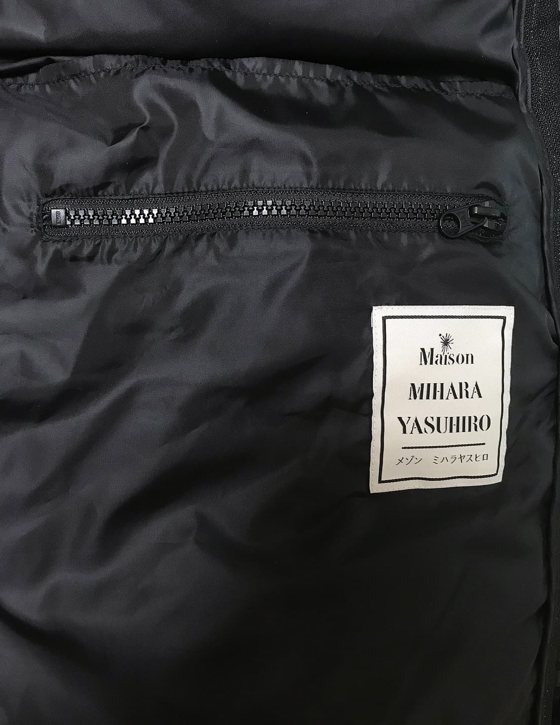 @새상품@ 미하라야스히로 패딩 런웨이 오버사이즈 빅지퍼 화이트 상품이미지10