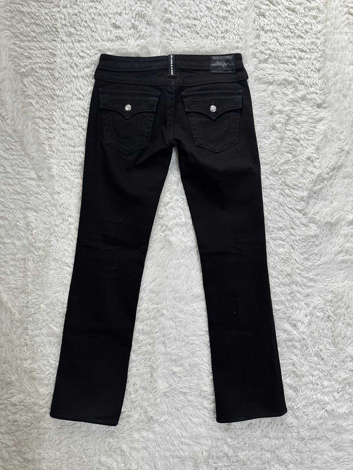 트루릴리전 블랙 스톤 부츠컷 청바지 27 상품이미지4