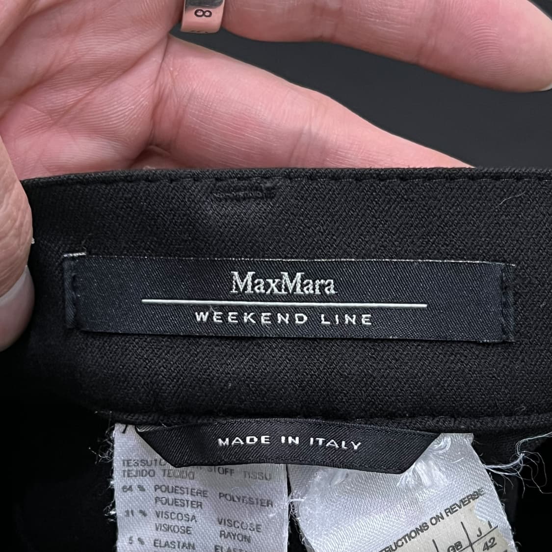  막스마라 다크 슬랙스 y14277 상품이미지6