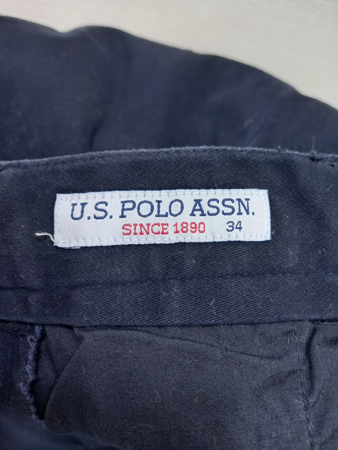 32 US.POLO ASSN 스판 슬림일자 치노 네이비 32-361 상품이미지7