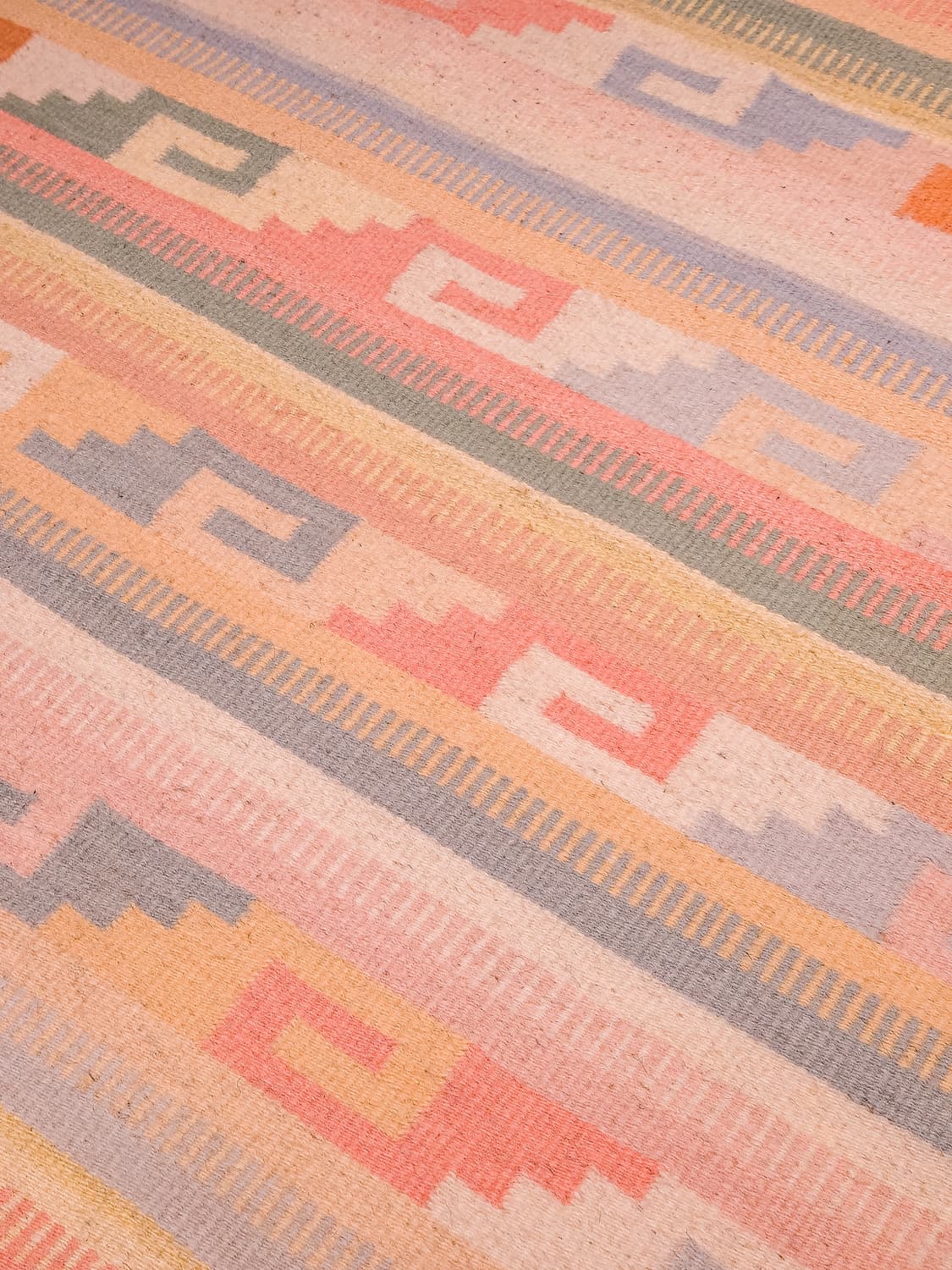 Vintage Southwestern Zapotec Greca Rug 상품이미지6