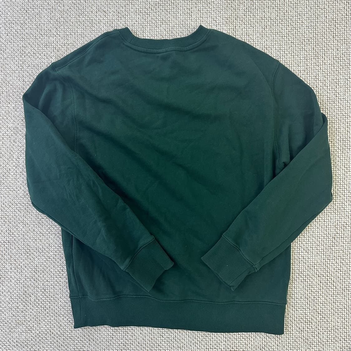 M 헤지스피즈 다크그린 로고 맨투맨 0414D 상품이미지4