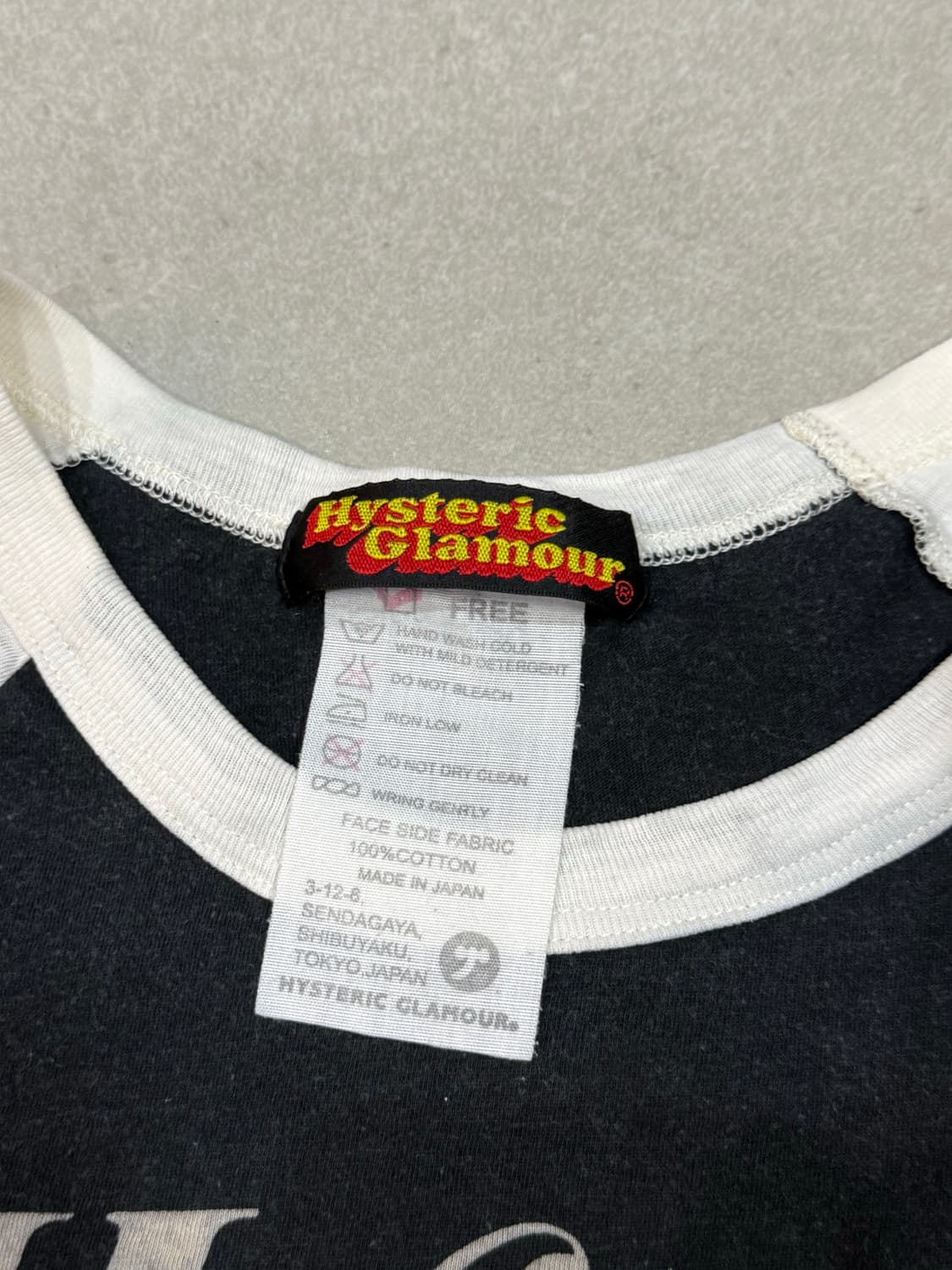 히스테릭 글래머 아카이브 히스걸 라글란 롱슬리브 티셔츠 상품이미지5