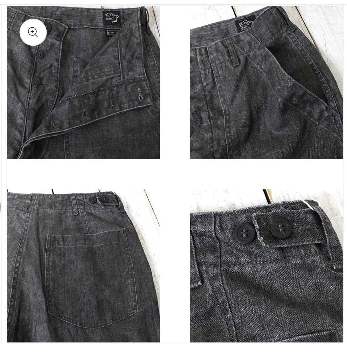 오어슬로우 orSlow SUMI DYED LINEN 썸머 퍼티그 팬츠 상품이미지5