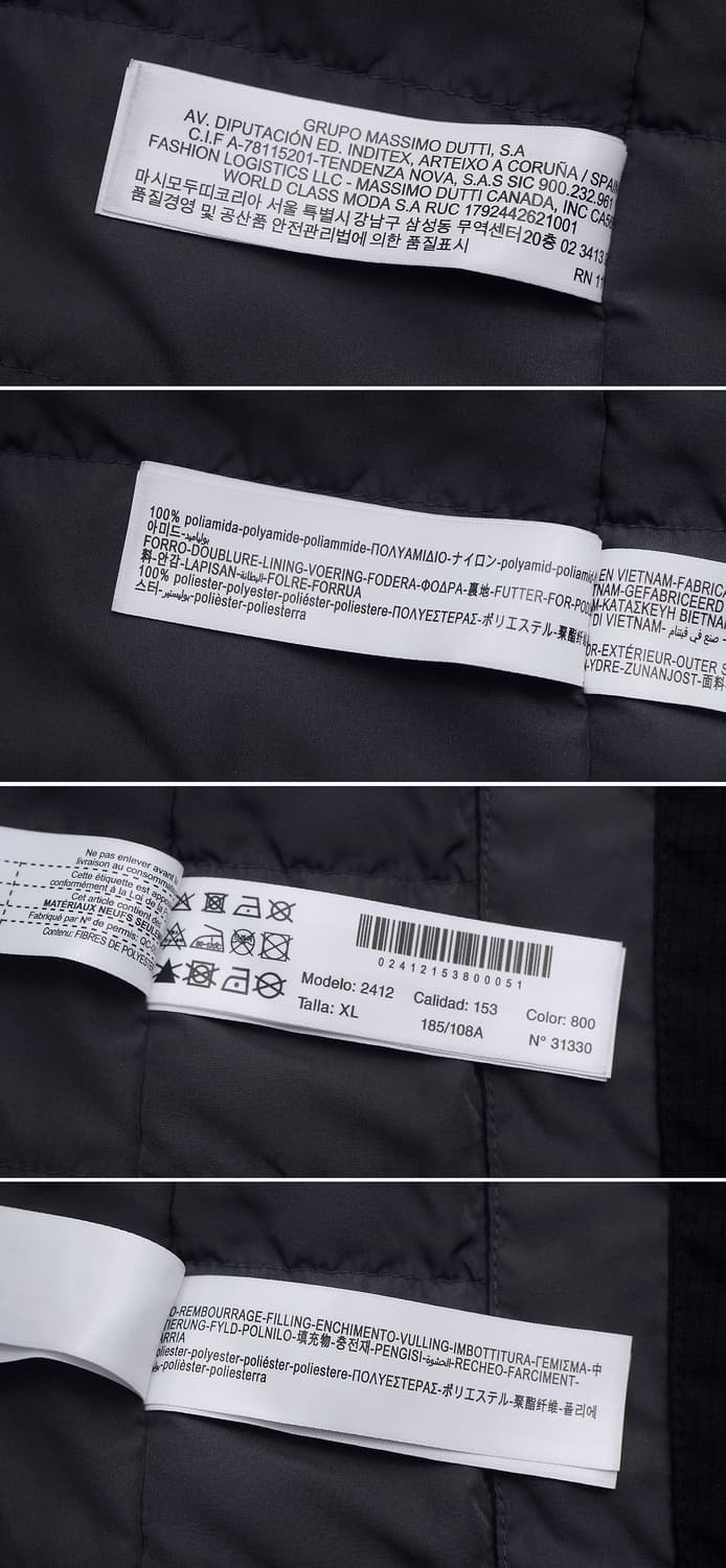 마시모두띠 소프트터치 초경량 패딩 코트 롱자켓 (XL / 105+) 상품이미지10